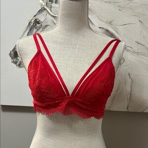 Red Lace Bralette